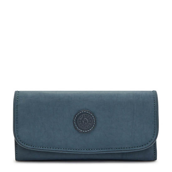 Kipling Money Land Snap Wallet Lommebok Marineblå Grå | NO 1024FD